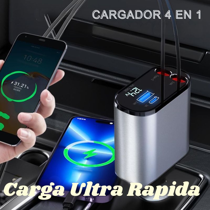 Cargador 4 en 1