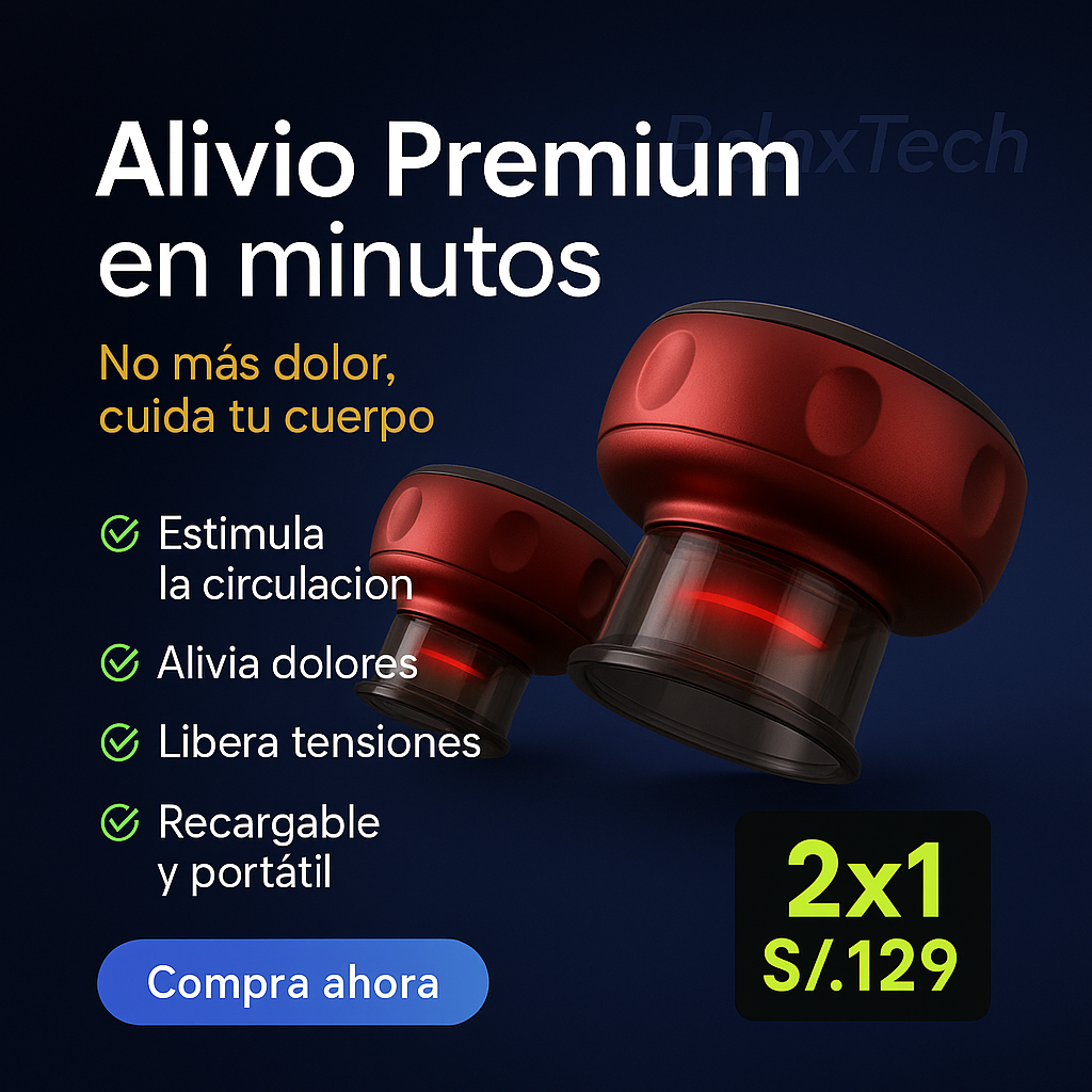 MASAJEADORES VENTOSA RELAXTECH
