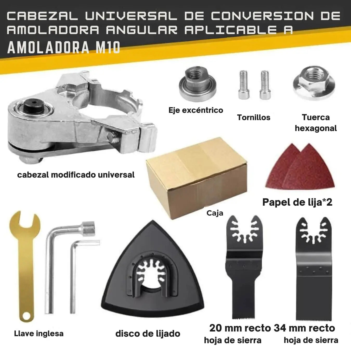 ADAPTADOR DE AMOLADORA M10