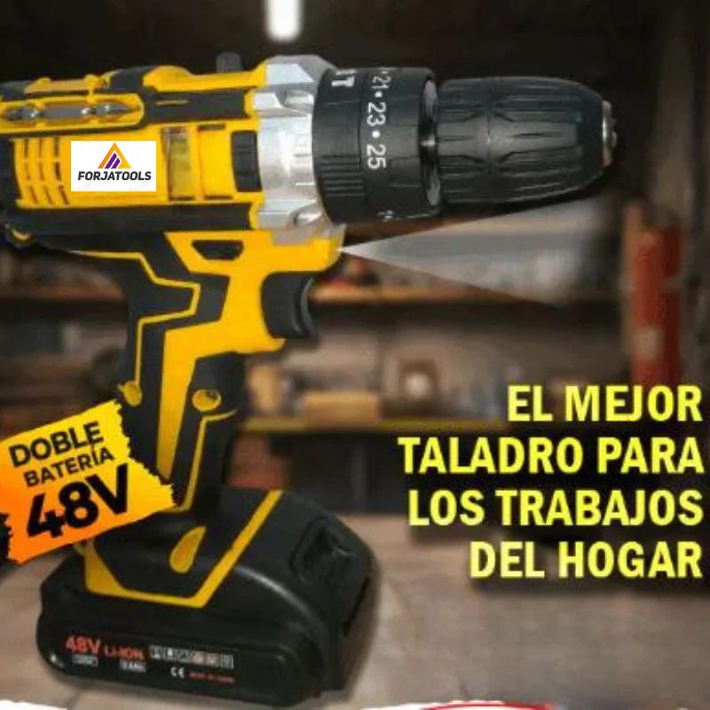 Taladro percutor ForjaTools + 30 accesorios