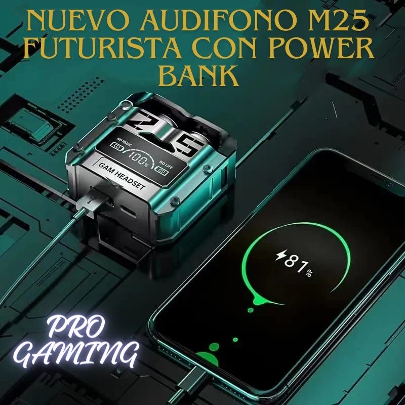 Audifonos M25 Futurista ProGaming