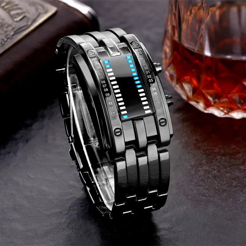 RELOJ BINARIO FUTURISTA PARA HOMBRES Y MUJERES