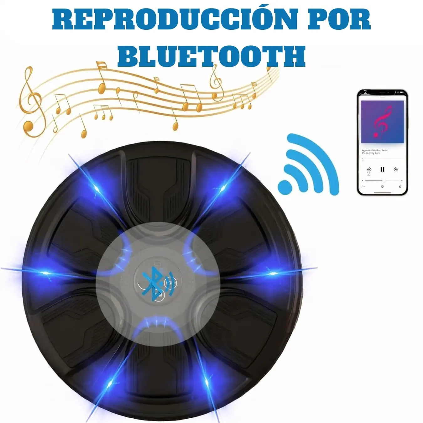 MAQUINA DE BOXEO MUSICAL CON BLUETOOTH