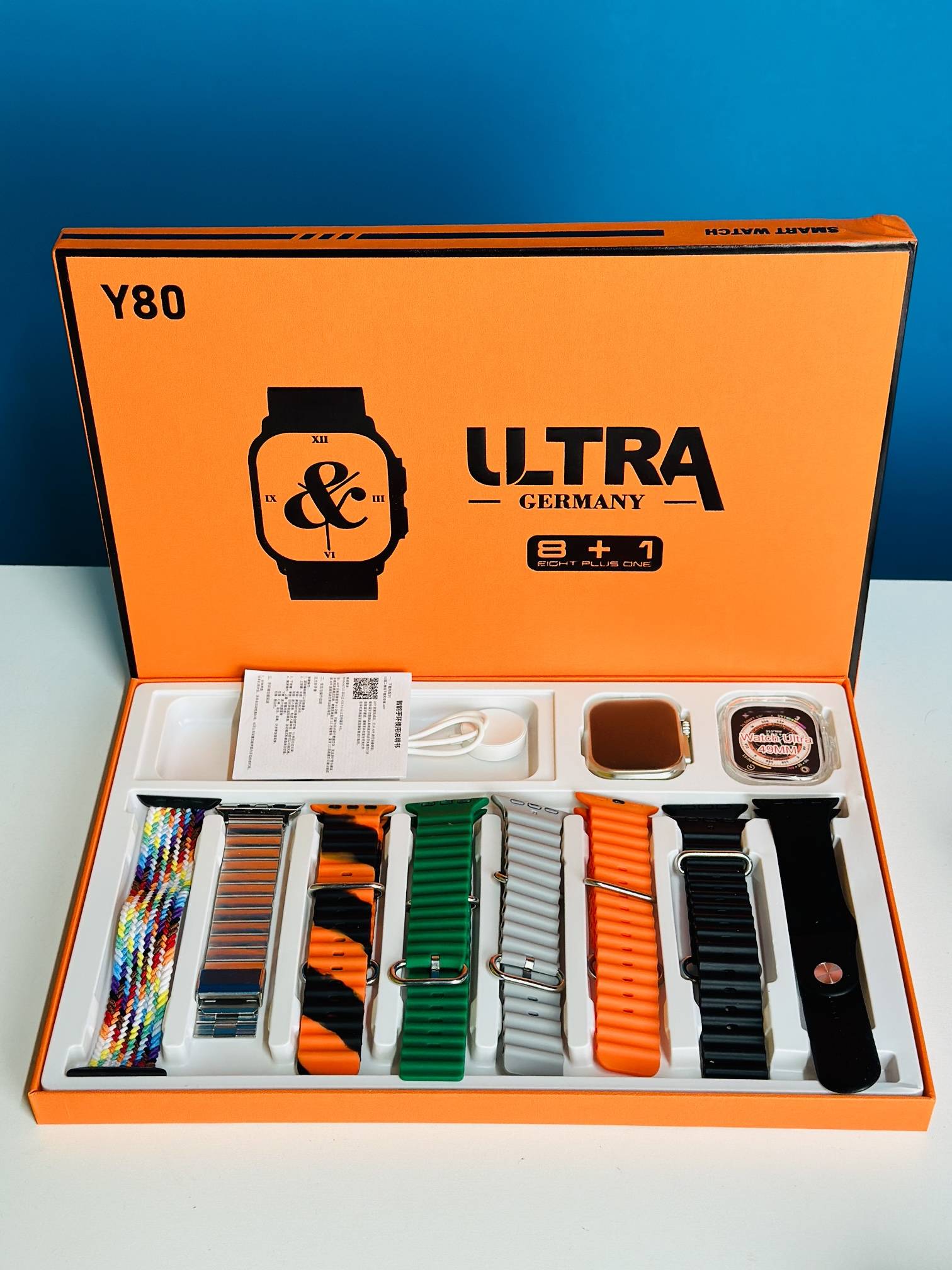 SMARTWATCH Y80 ULTRA 8 EN 1